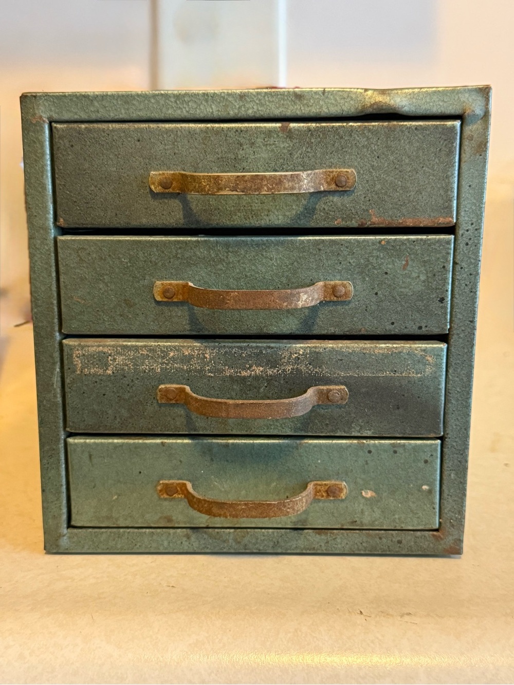 Metal 4-Drawer Storage Organizer in Green